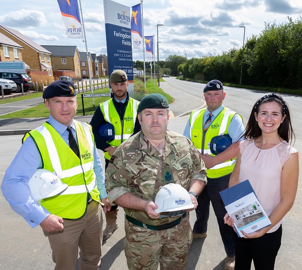 National housebuilder first to gain MOD Gold award for backing military personnel